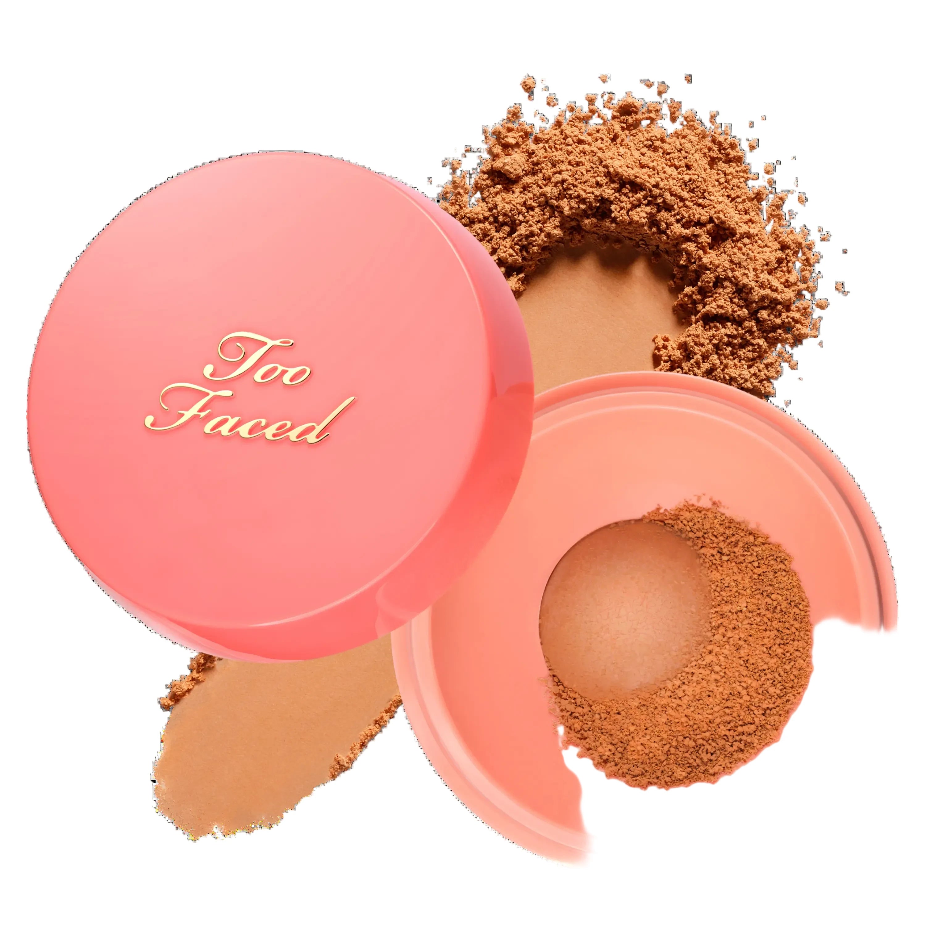 Too Faced Peach Perfector Loose Setting Powder – 24-Hour Lightweight Translucent Formula for Brightening and Blurring Effects