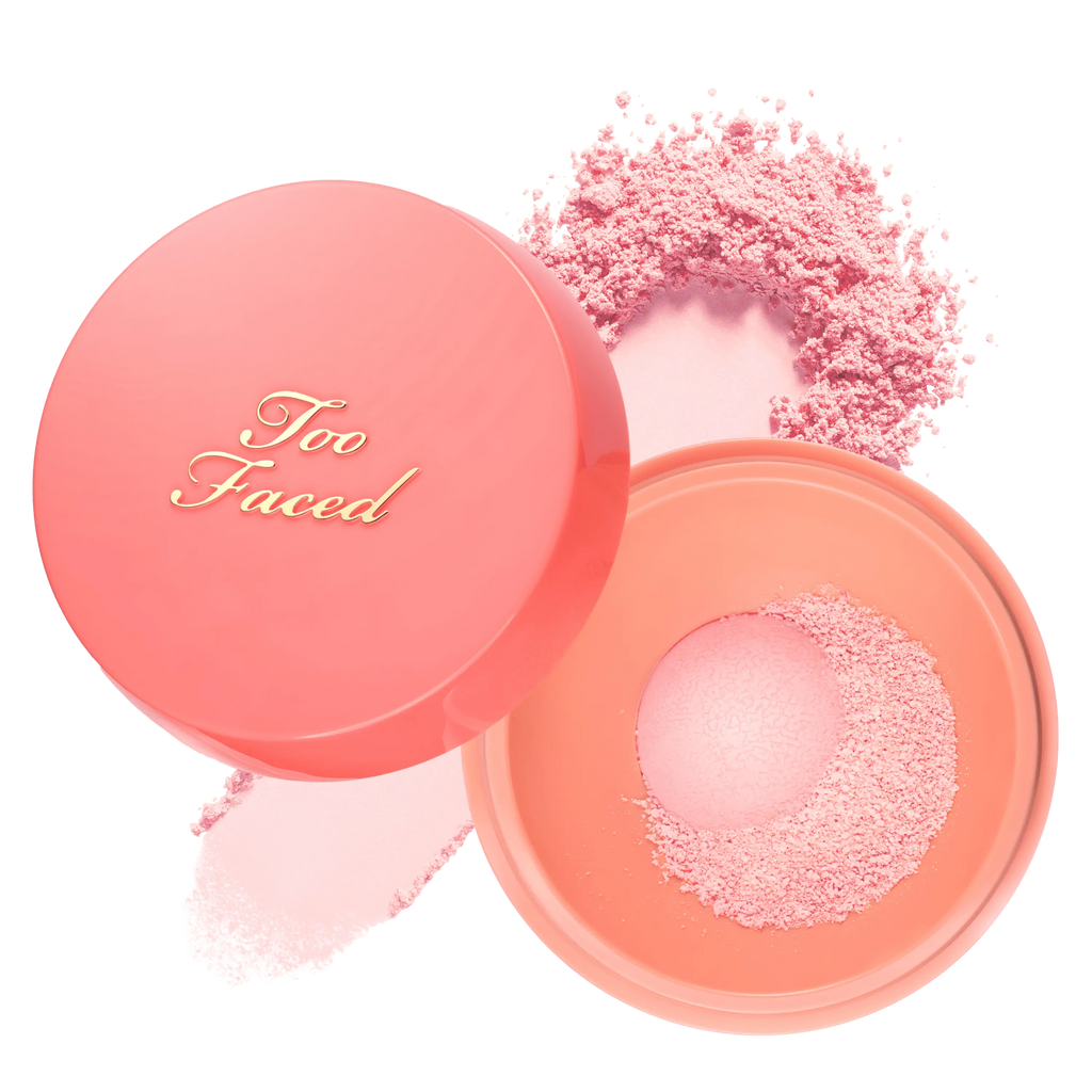 Too Faced Peach Perfector Loose Setting Powder – 24-Hour Lightweight Translucent Formula for Brightening and Blurring Effects