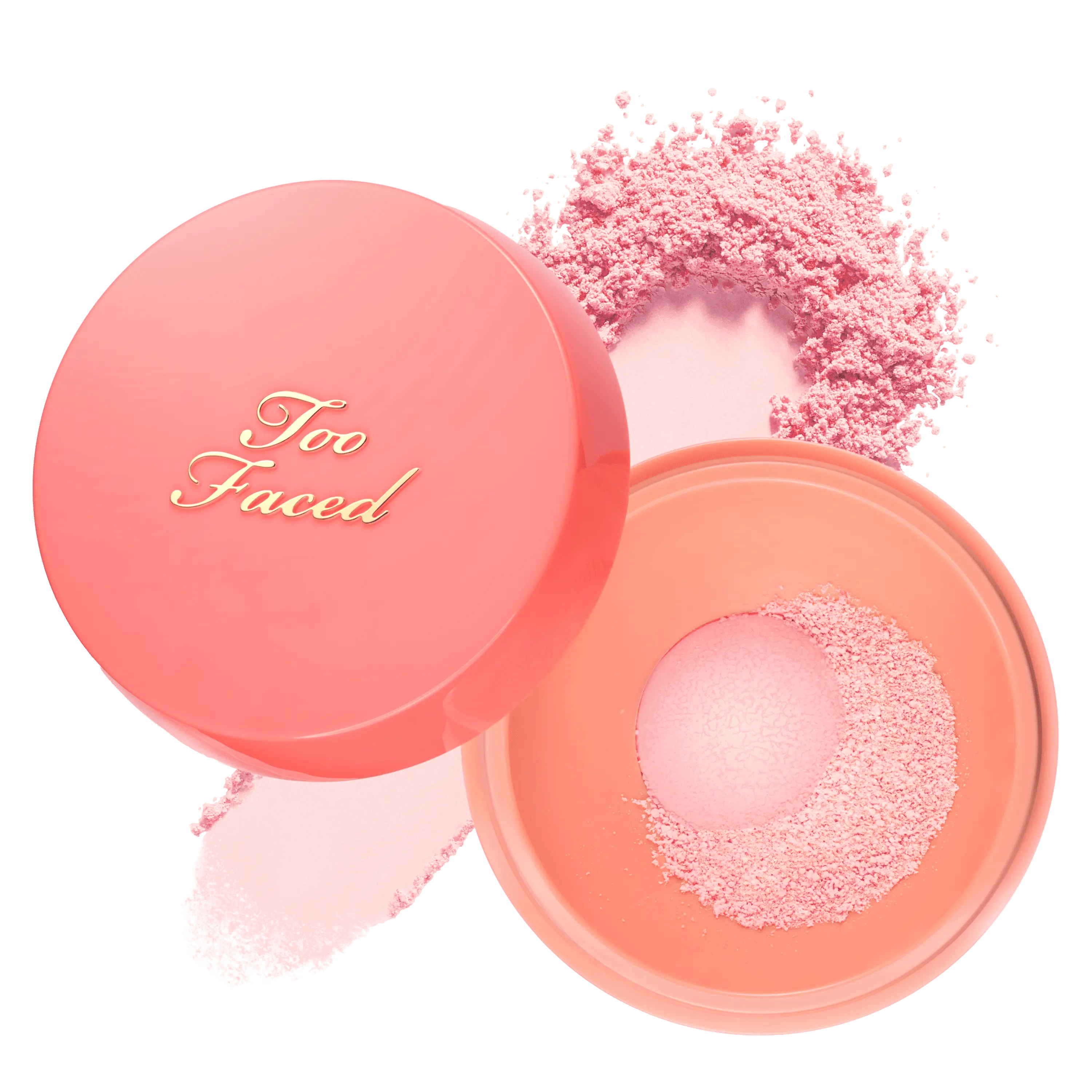 Too Faced Peach Perfector Loose Setting Powder – 24-Hour Lightweight Translucent Formula for Brightening and Blurring Effects
