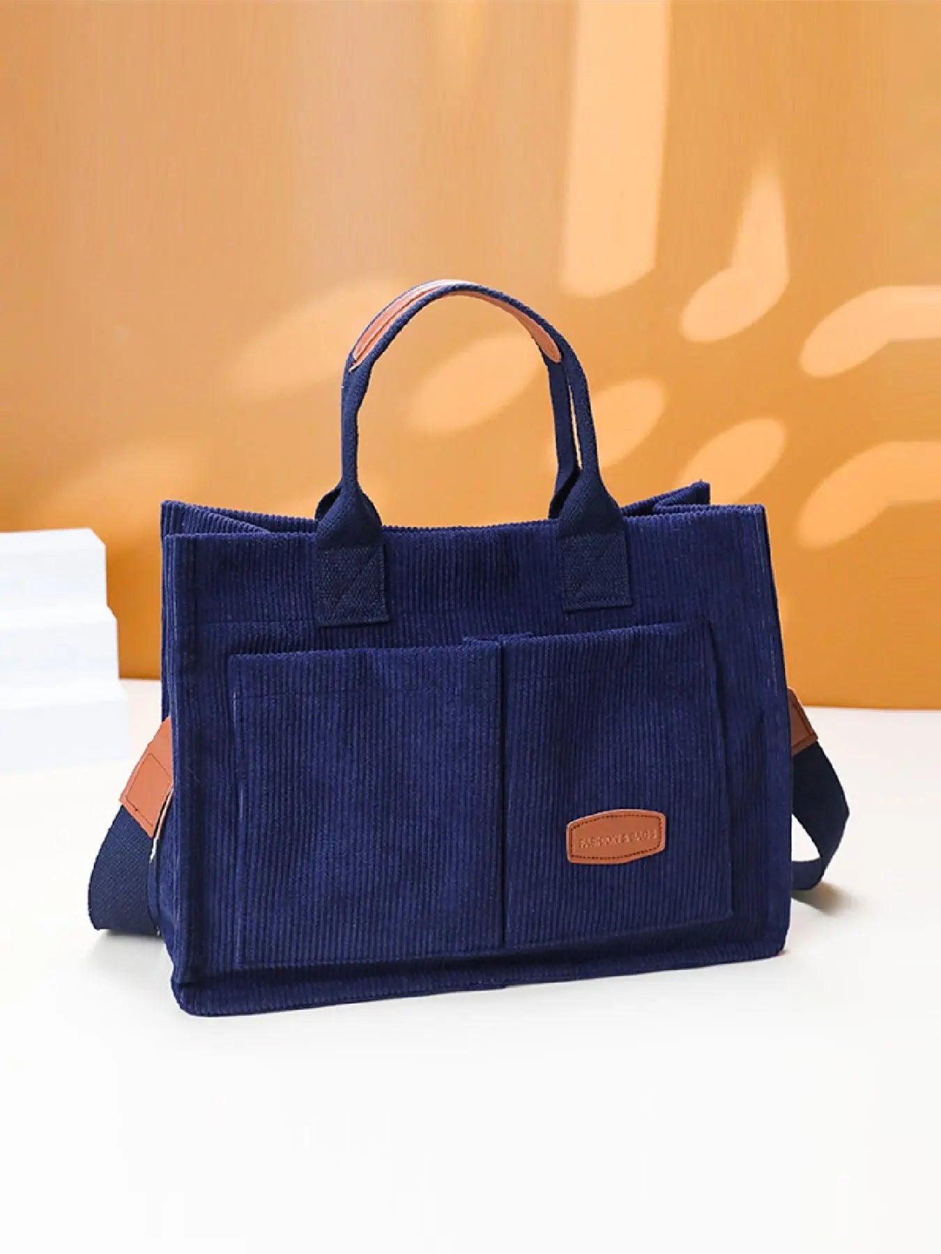 Summer Tote Bag for Women - Versatile Cherry Pattern Work and Beach Bag, Stylish Fabric Shoulder Bag for Everyday Use