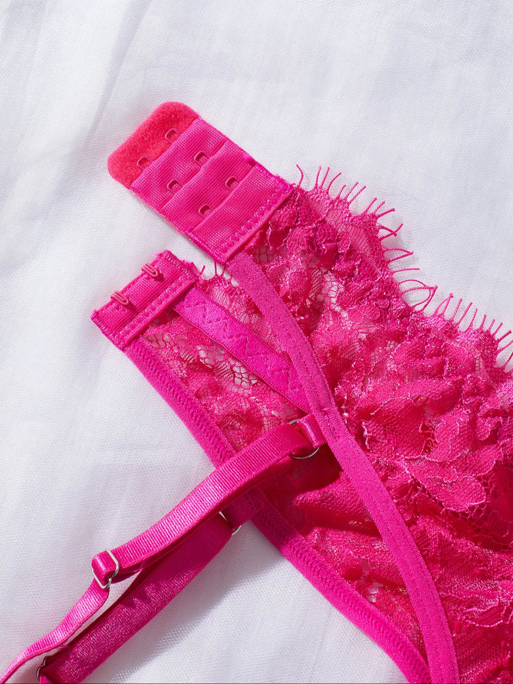 Women's Lace Floral Bra and Panty Set - Elegant Solid Color Lingerie Collection