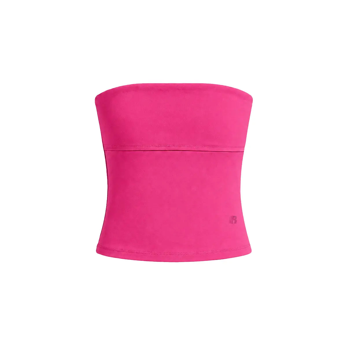 FDR Women's Double Lined High Stretch Bandeau Tube Top | Non-Sheer Lake Blue Seamless Design for Daily Wear and Workouts | Clean Girl Aesthetic in Baby Pink