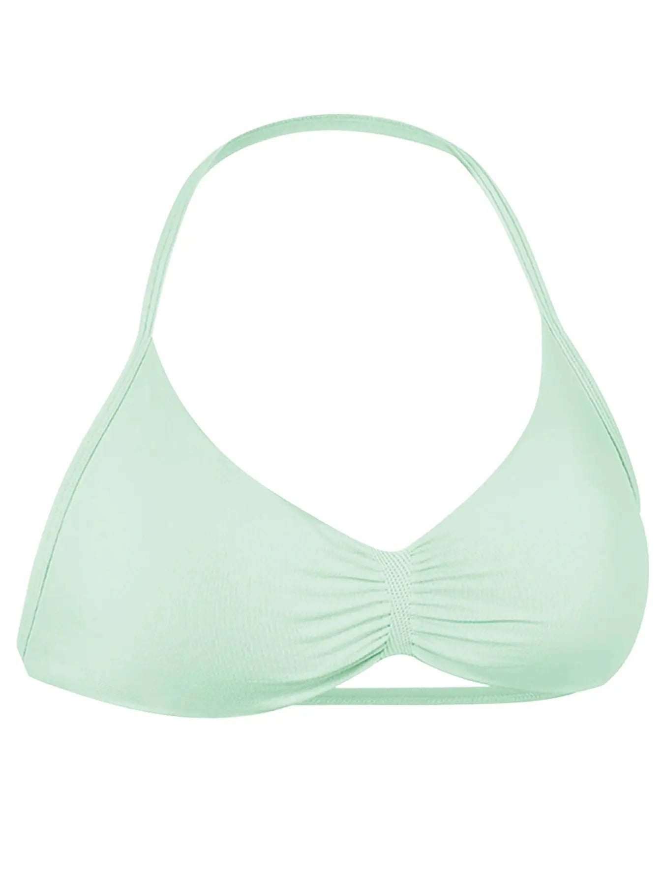 Women'S Solid Color Strappy Sports Bra, Breathable Comfortable Backless Padded Impact Strappy Bra, Workout Bras, Yoga Sports Bra, Quick Drying Running Fitness Sports Bra, Ruched Sports Bra, Sporty Bra