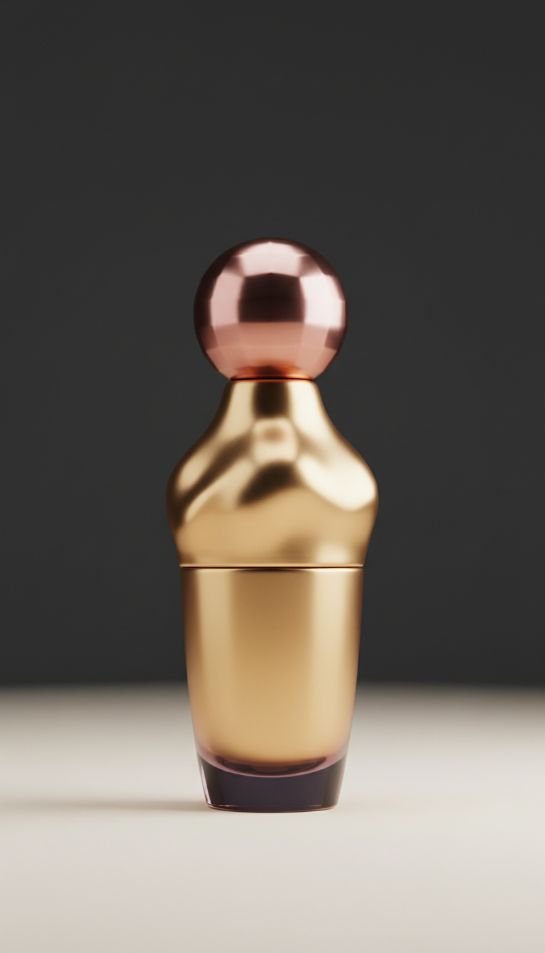Modern Gold Sculptural Skincare Serum