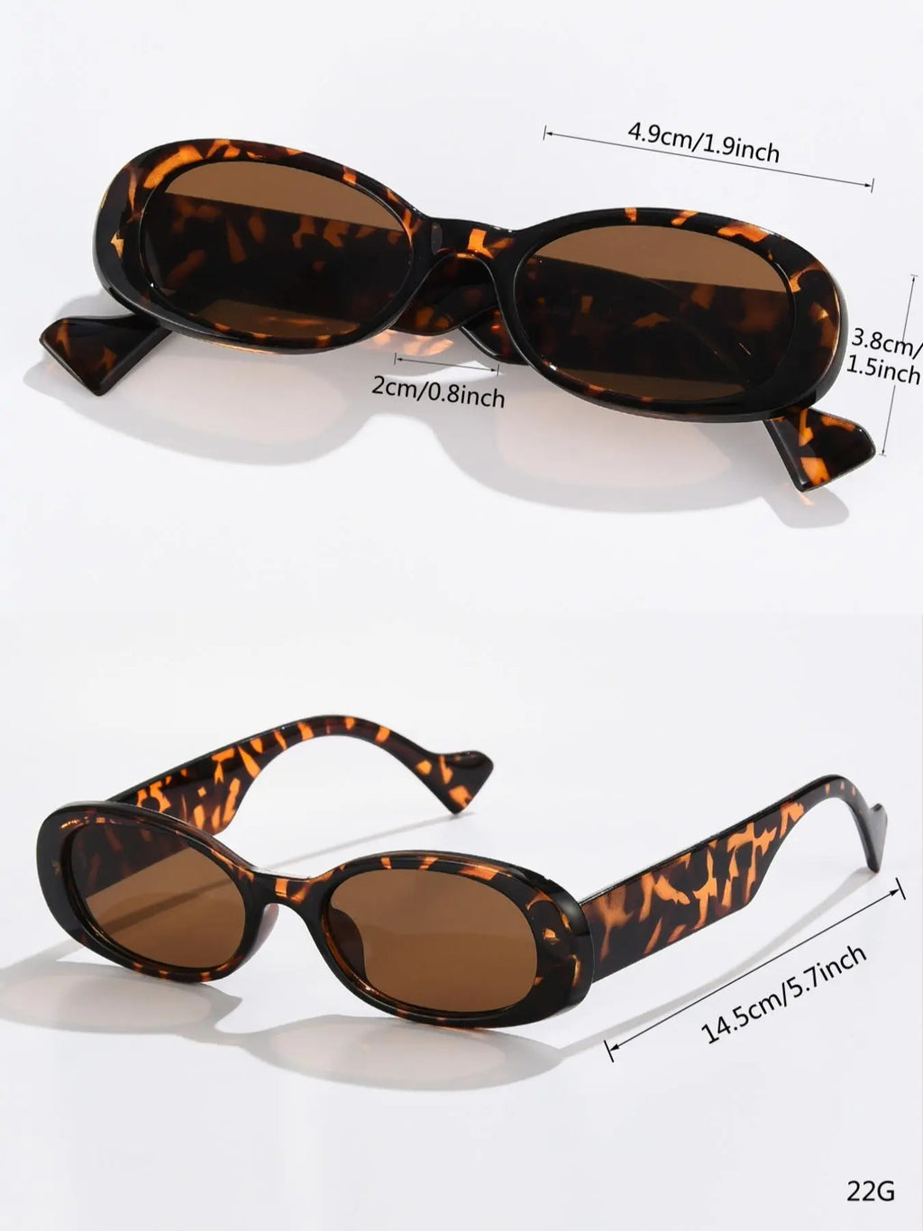 Summer 2025 Trendy Casual Leopard Print Oval Frame Sunglasses for Everyday Use and Travel