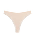 Cotton Bamboo Seamless Thong - Ultra-Soft No-Show Underwear for Daily Comfort