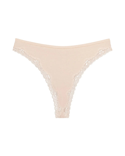 Cotton Bamboo Seamless Thong - Ultra-Soft No-Show Underwear for Daily Comfort